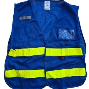 ggs Safety 3113 Command Vest Blue Yellow Sz 2XL